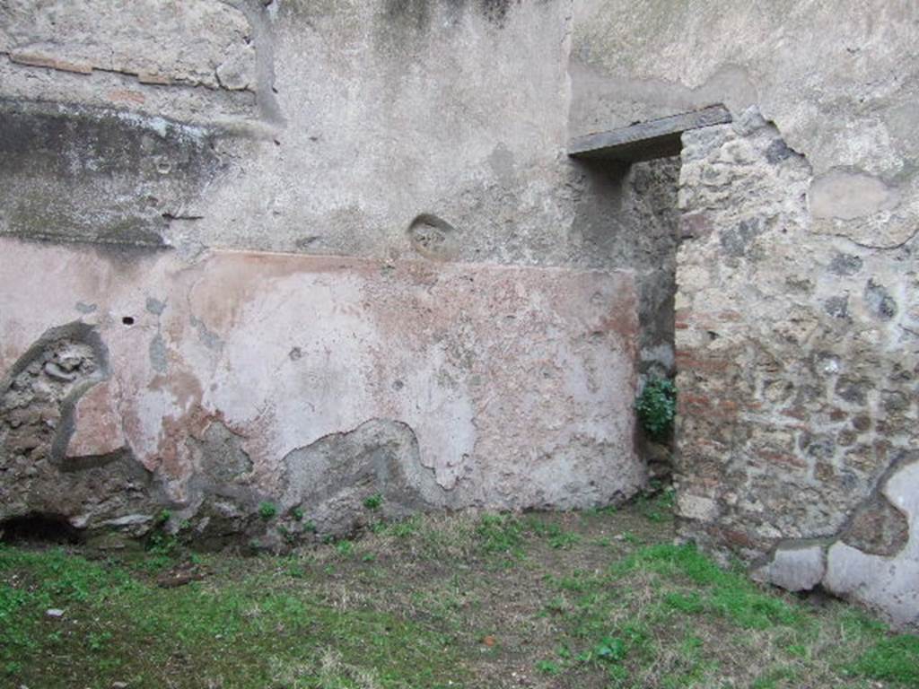 VII 11 13 Pompeii  December 2006  North wall with door rear room 